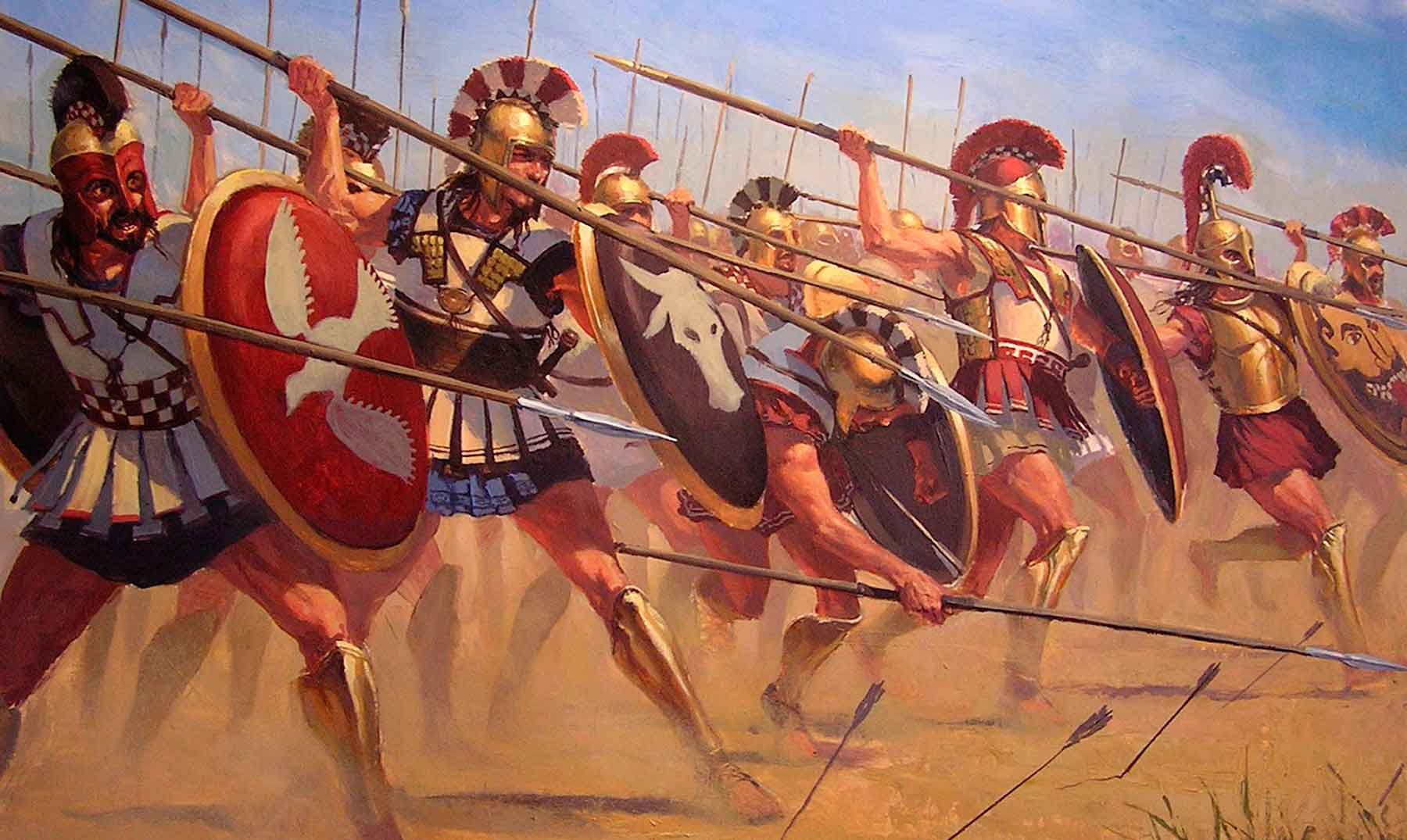 Batalla de Maratón (490 a.C.). Imagen concedida por archivoshistoria
